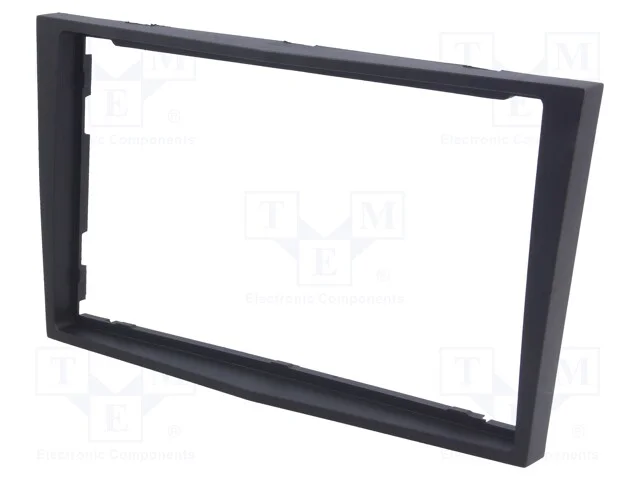 Moldura do rádio, Opel, 2 DIN, preta