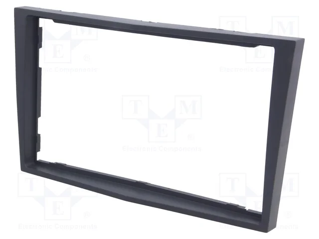 Moldura do rádio, Opel, 2 DIN, cinzenta (escuro)