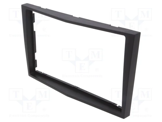 Moldura do rádio, Opel, 2 DIN, preta