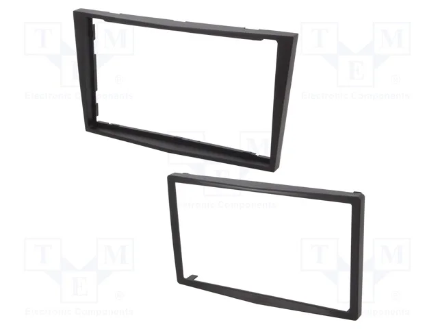 Moldura do rádio, Opel, 2 DIN, antracito