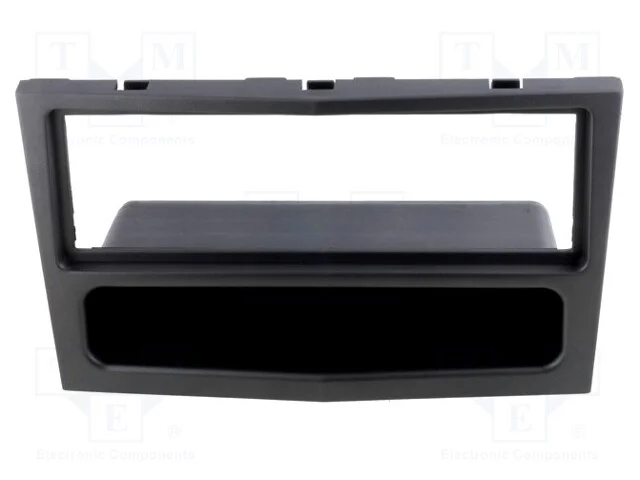 Moldura do rádio, Opel, 1 DIN, charcoal-metallic
