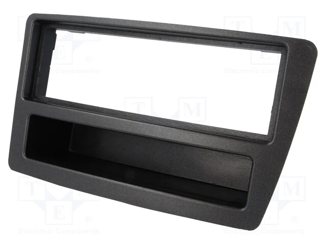 Moldura do rádio, Honda, 1 DIN, preta