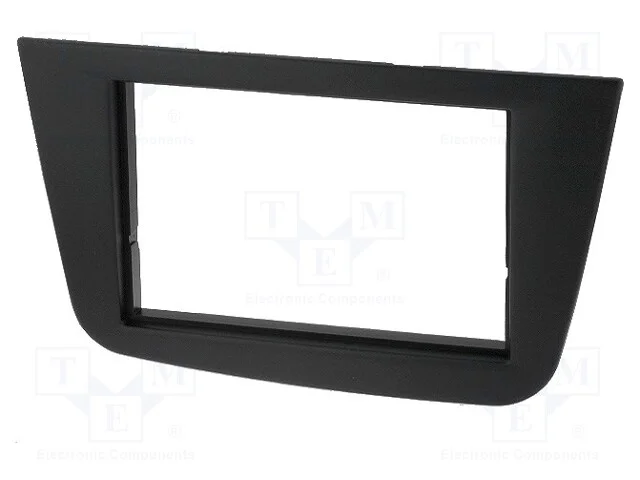 Moldura do rádio, Seat, 2 DIN, preta