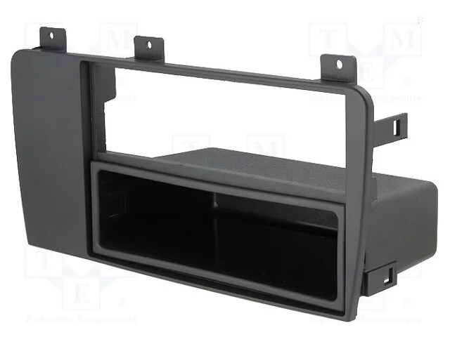 Moldura do rádio, Volvo, 2 ISO, preta