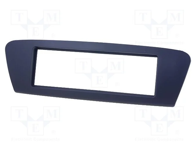 Moldura do rádio, Renault, 1 DIN, cinzento escuro