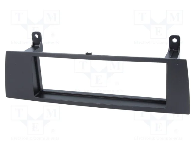 Moldura do rádio, BMW, 1 DIN, preta
