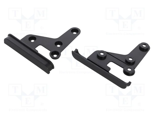 Moldura do rádio, Toyota, 2 DIN, preta