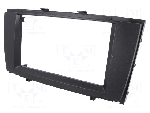 Moldura do rádio, Toyota, 2 DIN, preta