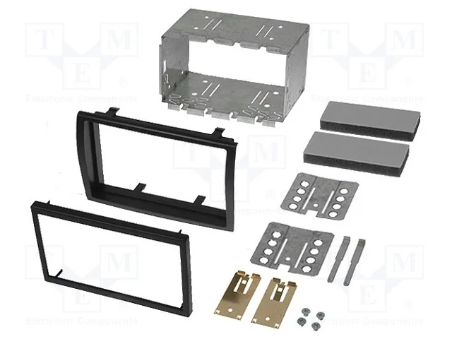 Moldura do rádio, Citroën,Fiat,Peugeot, 2 DIN, an.
