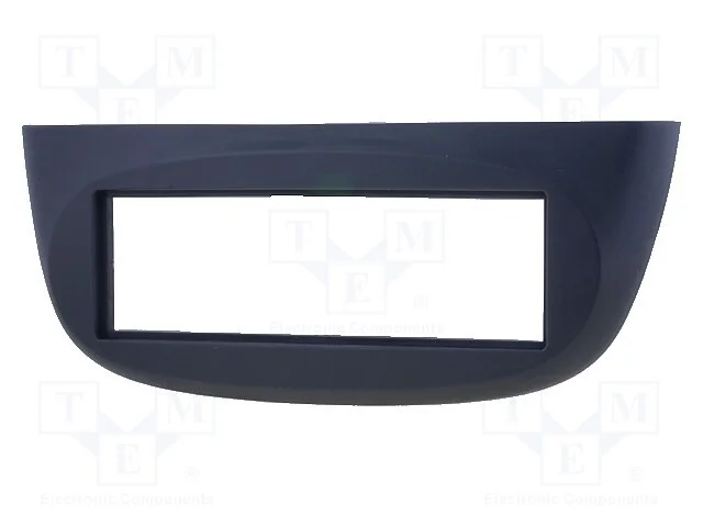 Moldura do rádio, Renault, 1 DIN, preta