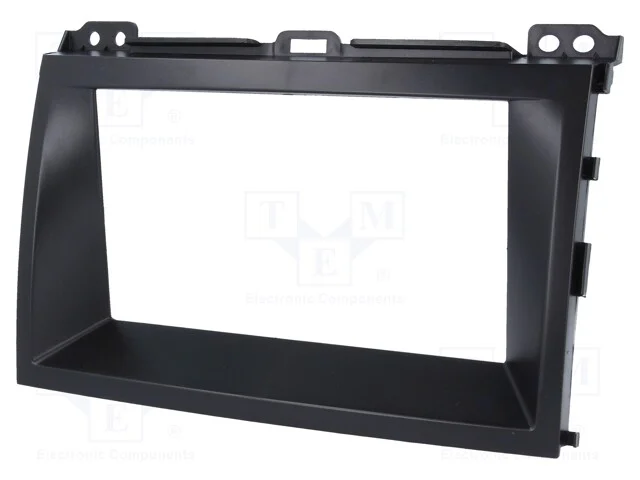 Moldura do rádio, Toyota, 2 DIN, preta