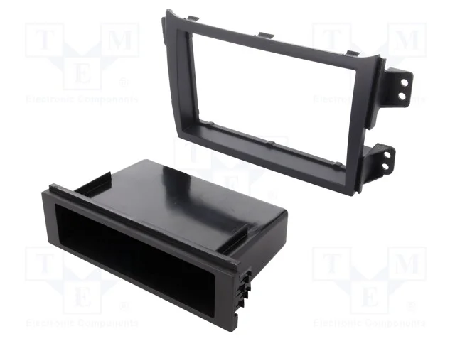 Moldura do rádio, Opel,Suzuki, 2 DIN, preta