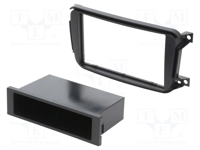 Moldura do rádio, Smart, 2 DIN, preta
