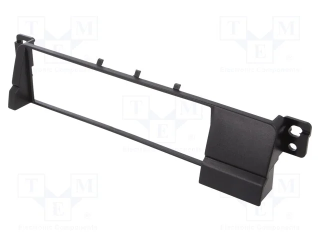 Moldura do rádio, BMW, 1 DIN, preta
