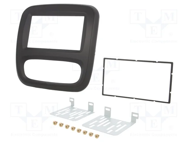 Moldura do rádio, Fiat,Nissan,Opel,Renault, 2 DIN.
