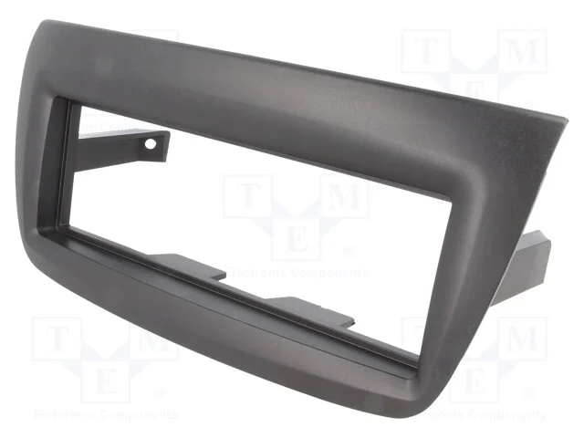 Moldura do rádio, Fiat,Opel, 1 DIN, preta