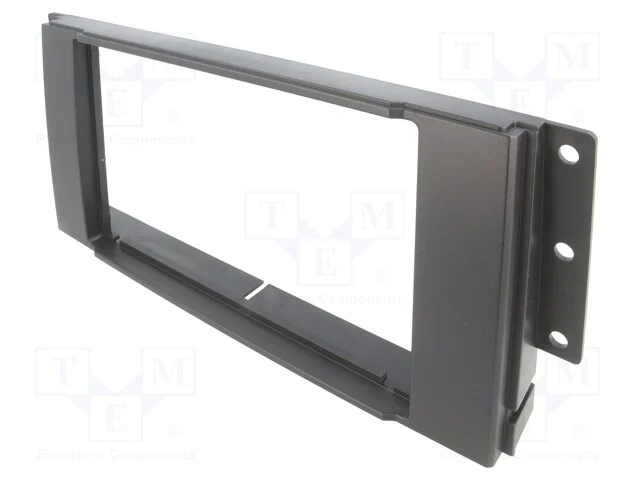 Moldura do rádio, Land Rover, 2 DIN, preta