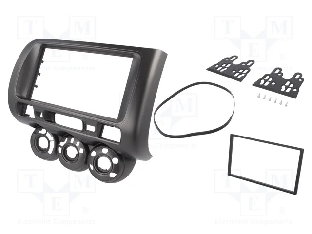 Moldura do rádio, Honda, 2 DIN, antracito