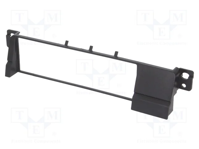 Moldura do rádio, BMW, 1 DIN, preta