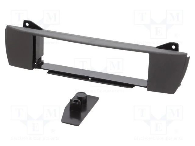 Moldura do rádio, BMW, 1 DIN, antracito