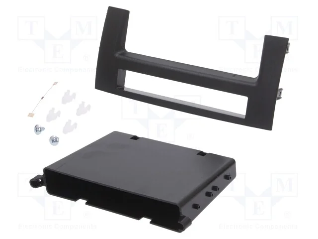 Moldura do rádio, Toyota, 1 DIN, preta