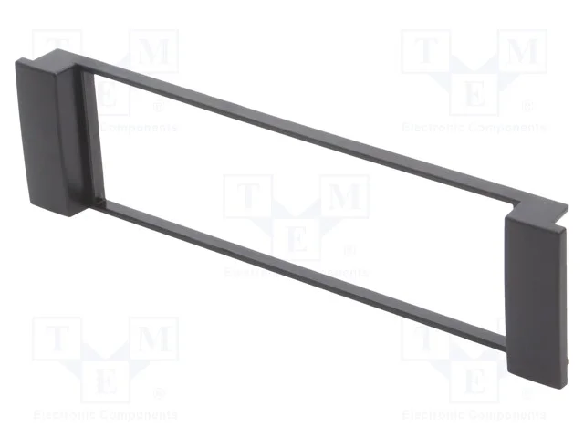 Moldura do rádio, Audi,Seat, 1 DIN, preta