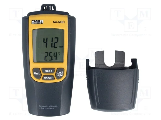 Termohigrómetro, Lcd, Análise: 1x/S, -10÷50c, 0÷100%Rh, Exat: +1c