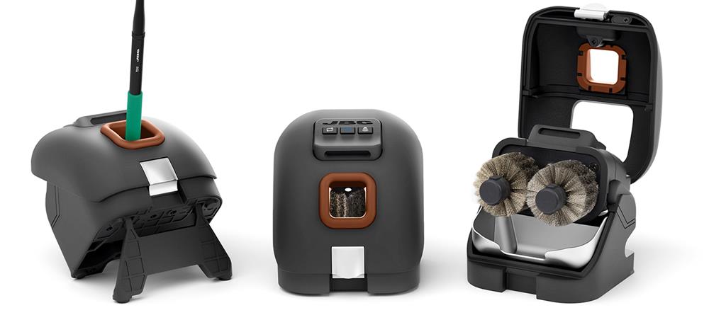 Limpador de Pontas Automático com Escovas de Metal