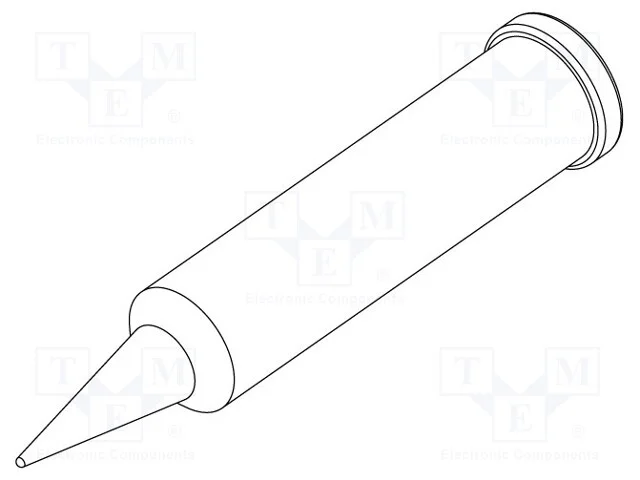 Ponta, cónico, 0,4mm, para soldador,à estação de .