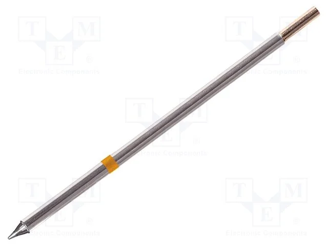 Ponta, cónico, 1mm, 350÷398C, à estação de solda,.