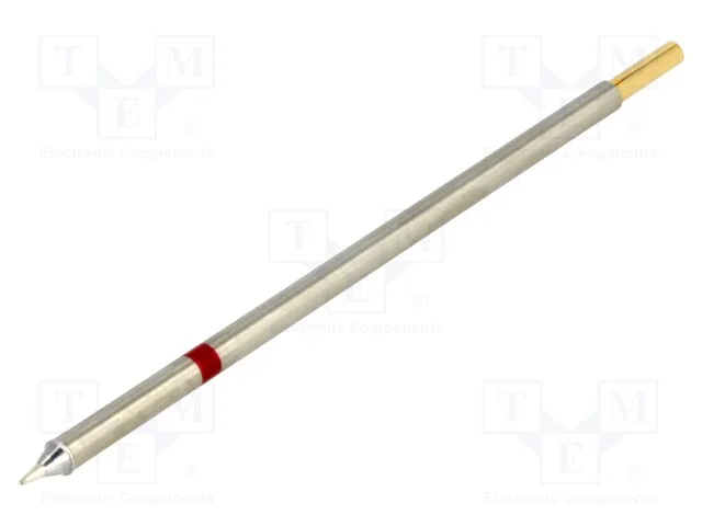 Ponta, tronco virado, 0,4mm, 350÷398C, à estação .