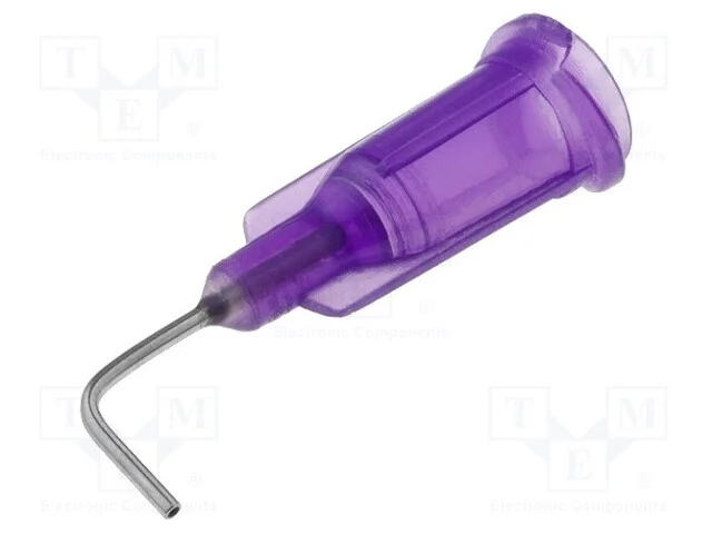 Agulha: em a&ccedil;o, 0,5, Tamanho: 21, curvada &acirc;ngulo .