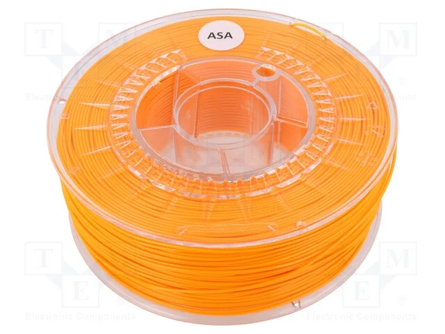 Filamento: ASA, 1,75mm, cor de laranja (claro), 2.