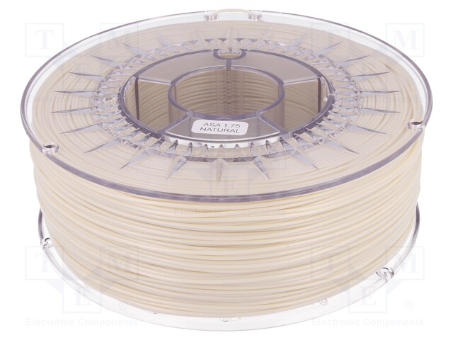 Filamento: ASA, : 1,75mm, natural, 230÷240C, 1kg,.