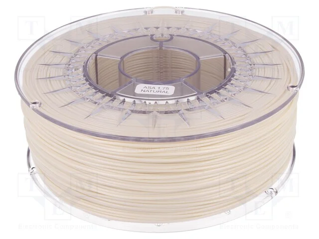 Filamento: ASA, : 1,75mm, natural, 230÷240C, 1kg,.