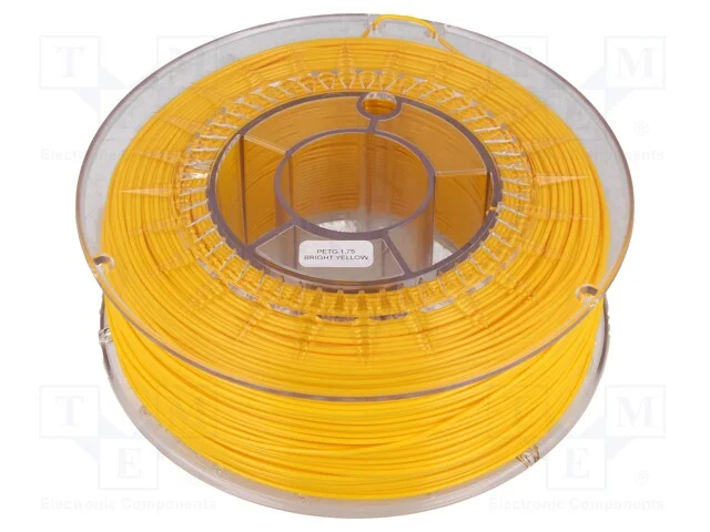 Filamento: PET-G, : 1,75mm, amarelo (claro), 220÷.