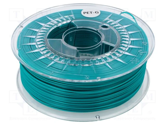 Filamento: Pet-G, : 1,75mm, Verde-Esmeralda, 220÷250c, 1kg