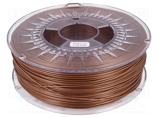 Filamento: Pla, : 1,75mm, em Cobre, 200÷235c, 1kg
