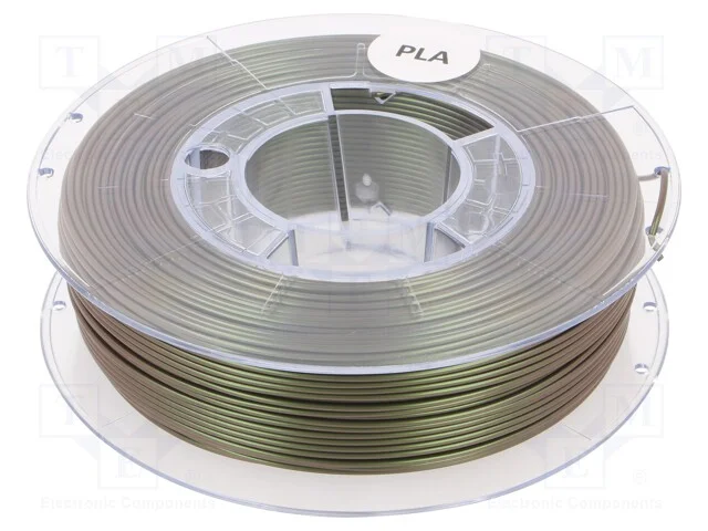 Filamento: PLA, : 1,75mm, metallic green, 200÷235.