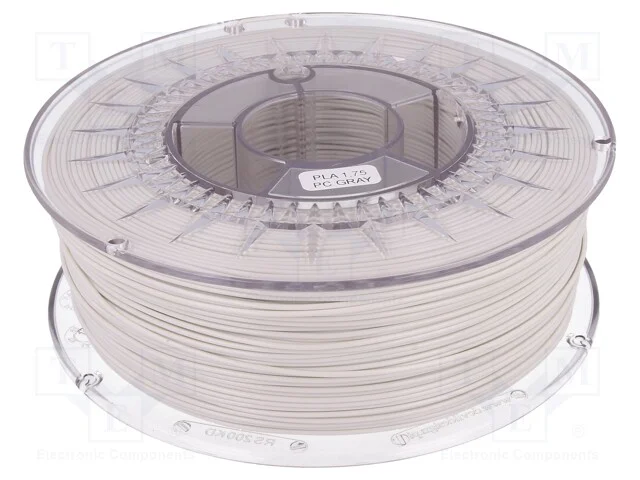 Filamento: Pla, : 1,75mm, Cinza de Computador, 200÷235c, 1kg