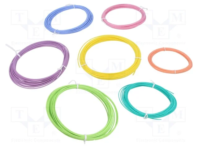 Filamento: Conjunto, : 1,75mm, Conjunto: Pla Pastel, 7unid, L: 10mm
