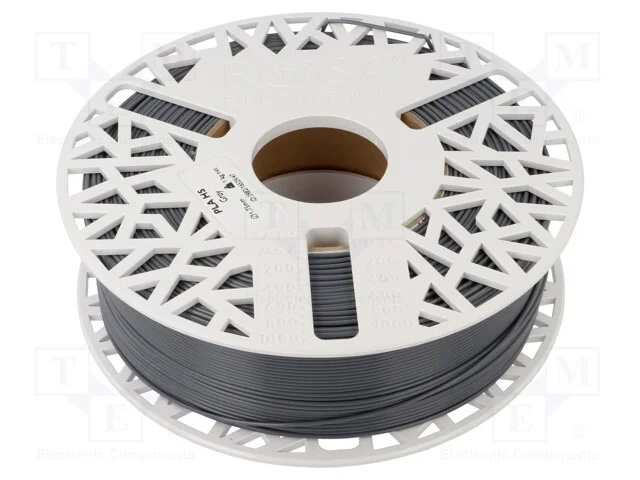Filamento: PLA High Speed, 1,75mm, cinzenta, 1kg