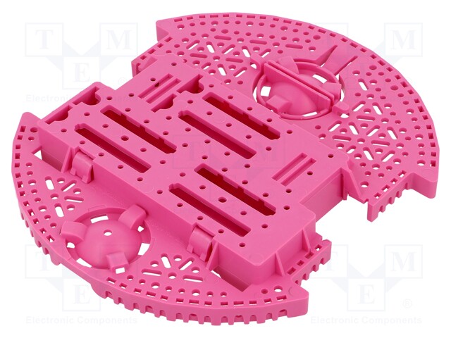 Chassis, Pololu Romi, Cor-De-Rosa, Conjunto: Chassis Romi, 165mm