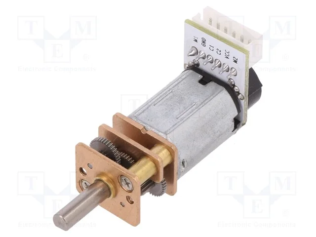 Motor: DC, com encoder,com transmissão, 6VDC, 170.