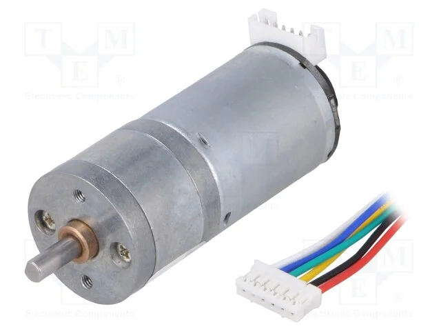 Motor: DC, com encoder,com transmissão, 12VDC, 5,.