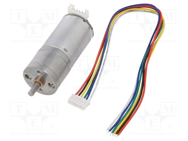 Motor: Dc, com Encoder,Com Transmissão, 6vdc, 3,2a, 210rot./Min
