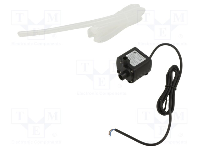 Motor: DC, bomba de água, 6÷18VDC, 280÷600l/h, 0,.