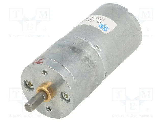 Motor: Dc, com Transmissão, Lp, 6vdc, 2,4a, Eixo: Incisão D, 99: 1