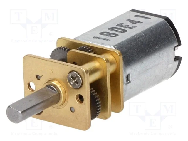 Motor: Dc, com Transmissão, Lp, 6vdc, 360ma, Eixo: Incisão D, 298: 1