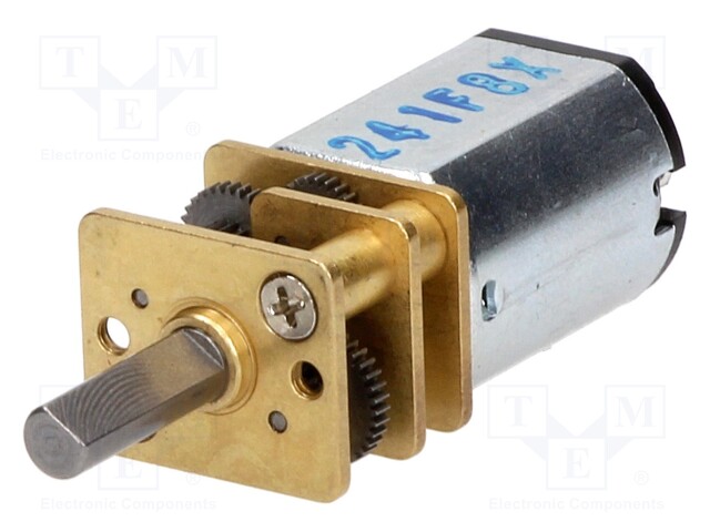 Motor: DC, com transmissão, Medium Power, 6VDC, 6.